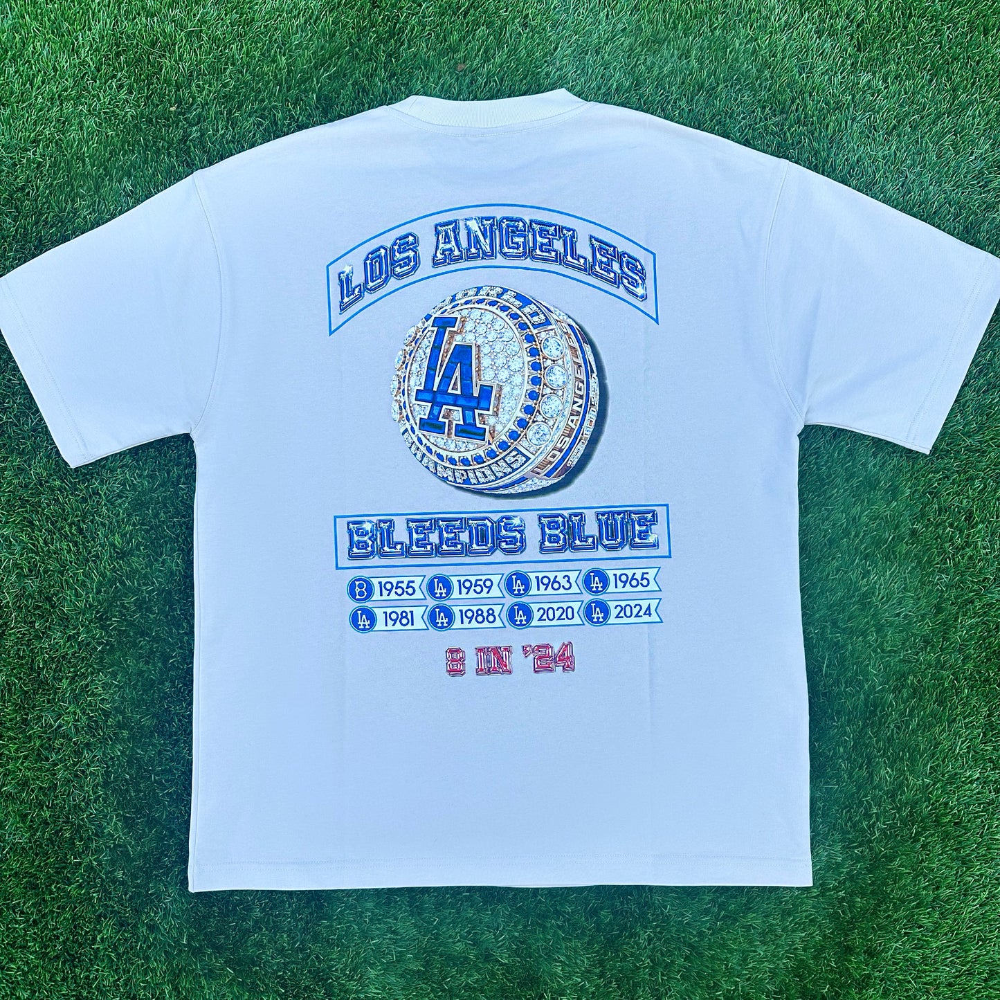 LA Bleeds Blue Oversized T-Shirt