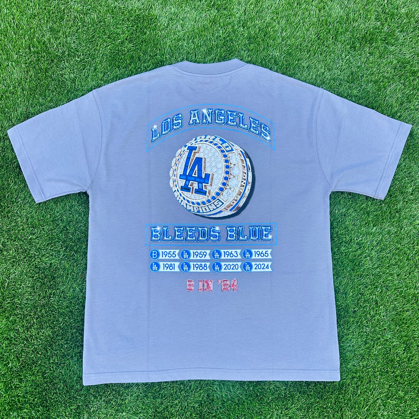 LA Bleeds Blue Oversized T-Shirt