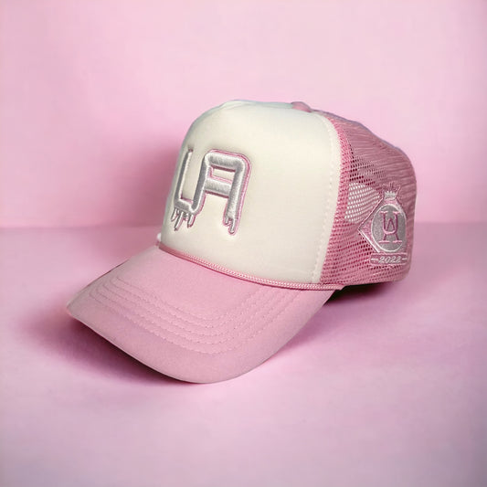 UNTCHBLE AMBITION Pink Ribbon Trucker Hat