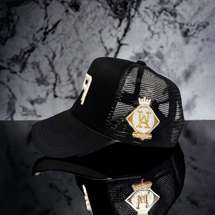 UNTCHBLE AMBITION Black/Gold Trucker Hat