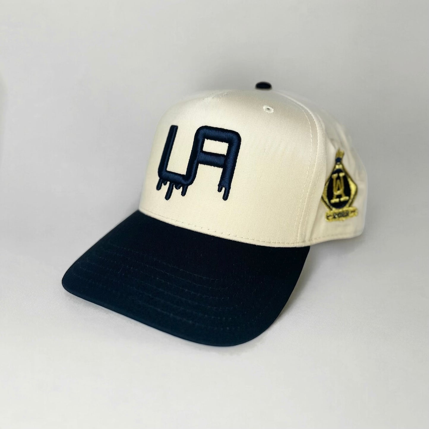 UNTCHBLE AMBITION Creme/Blue Drip SnapBack