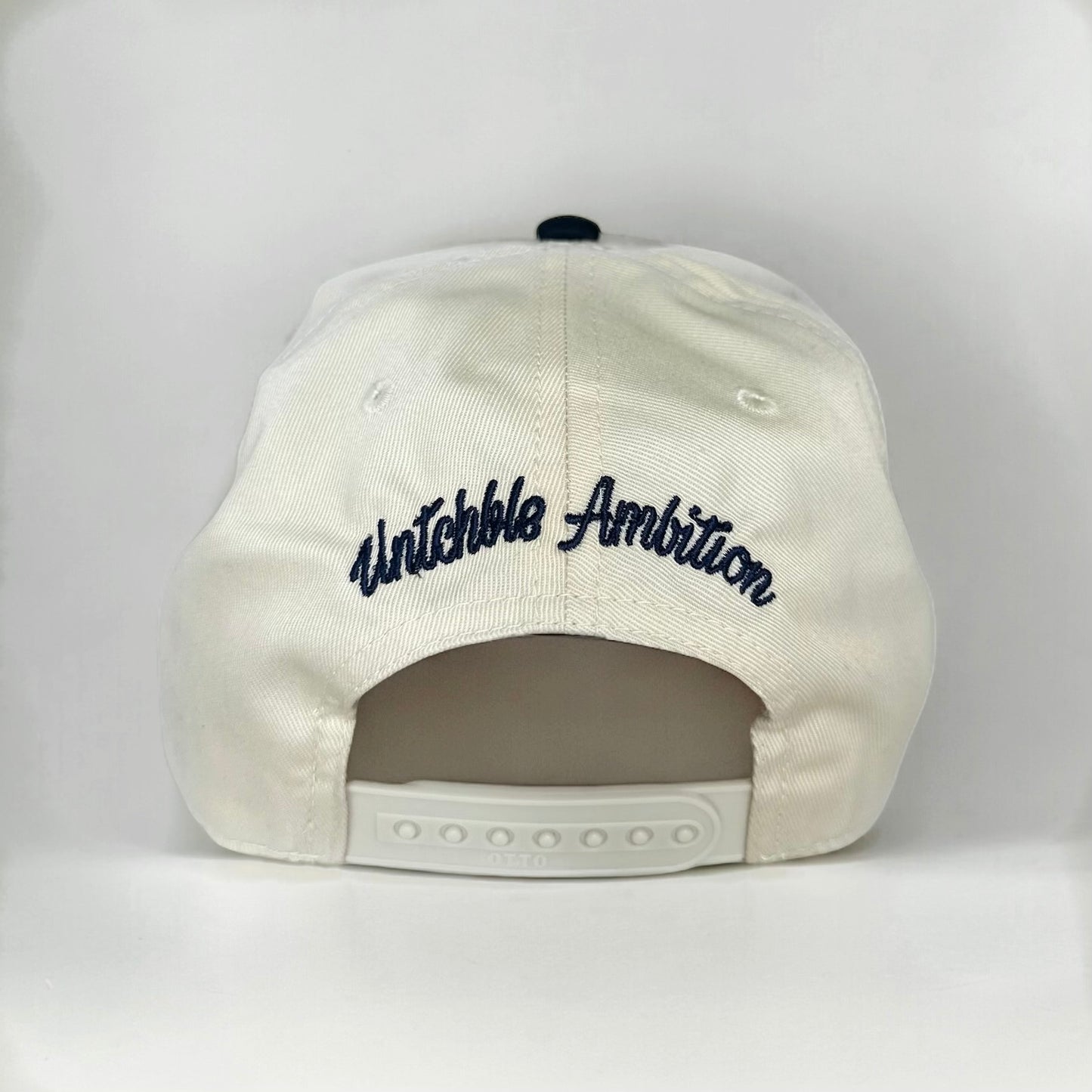 UNTCHBLE AMBITION Creme/Blue Drip SnapBack