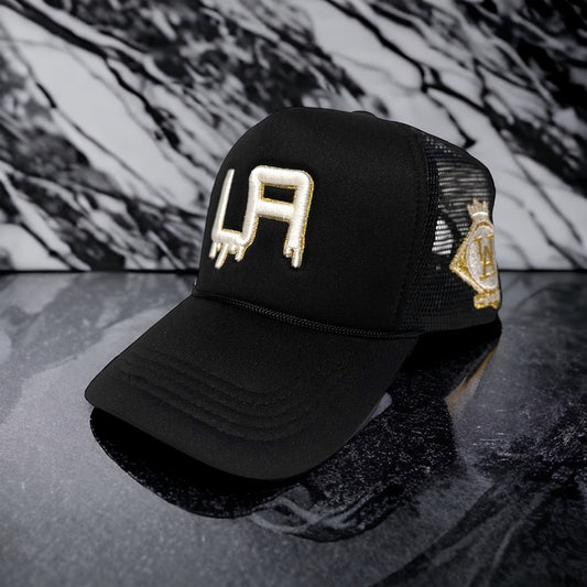 UNTCHBLE AMBITION Black/Gold Trucker Hat