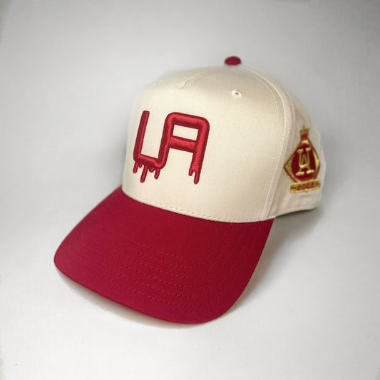 UNTCHBLE AMBITION Creme/Red Drip SnapBack