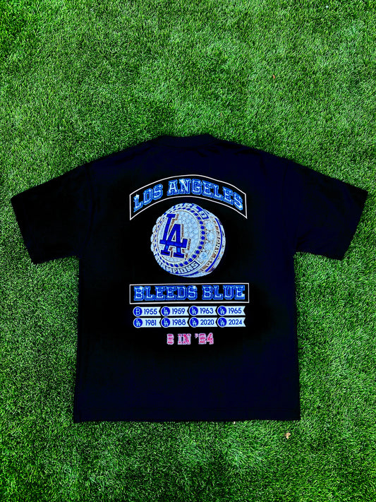 LA Bleeds Blue Oversized T-Shirt